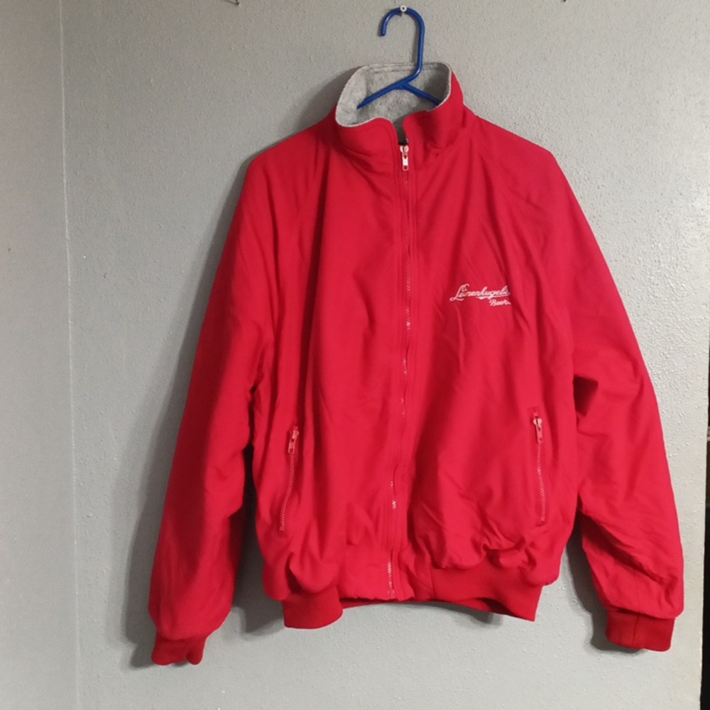 ❄️ Vintage Leinenkugel's Red Winter Coat Size XL